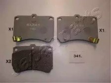 Bosch гальмівні колодки передн, kia rio -02 mazda 323 -94 PA-341AF