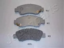 Колодки гальмівні дискові комплект PA425AF JAPANPARTS