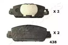 Колодки передні PA438AF JAPANPARTS
