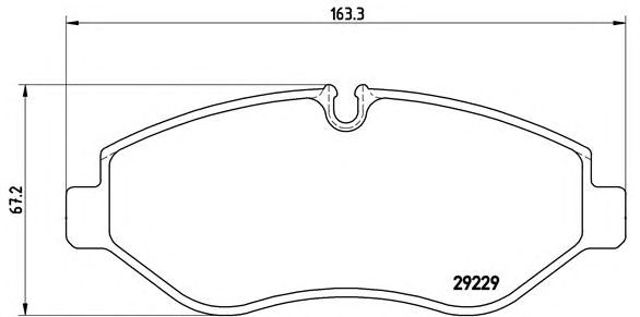 Передні гальмівні колодки PA6026 BREMBO