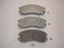 Тормозні колодки PA705AF JAPANPARTS