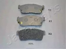 Дискові гальма PA809AF JAPANPARTS