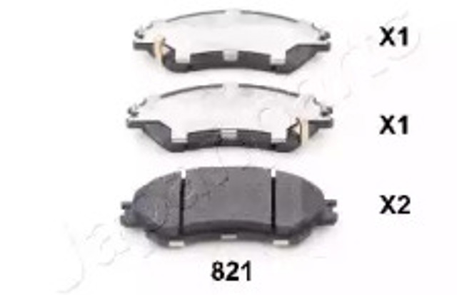 Тормозні колодки PA821AF JAPANPARTS