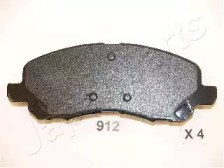 Передні гальмівні колодки PA912AF JAPANPARTS
