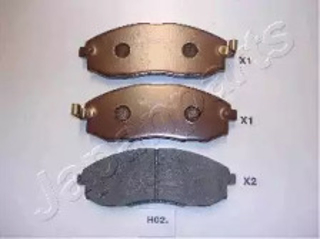 Колодки передні PAH02AF JAPANPARTS