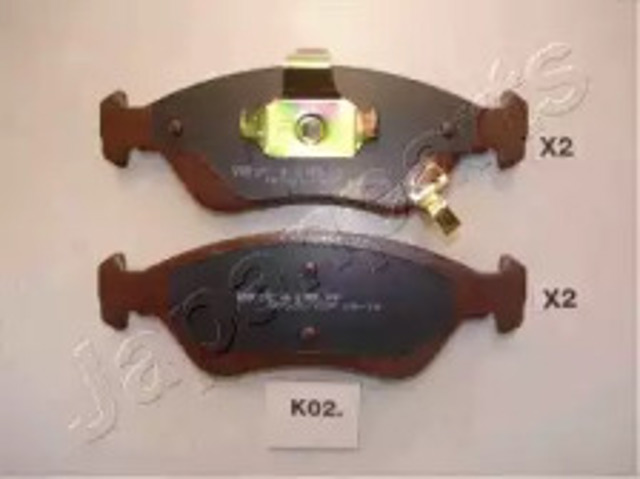 Передні гальмівні колодки PAK02AF JAPANPARTS