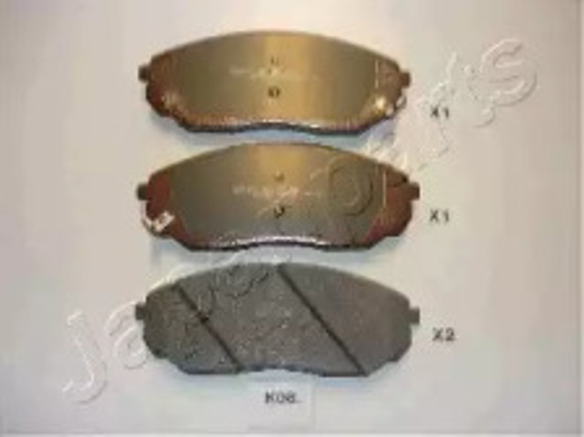 Колодки гальмівні дискові комплект PAK08AF JAPANPARTS