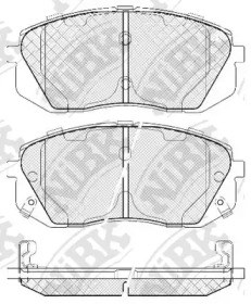 Передні гальмівні колодки PN0052 NIBK