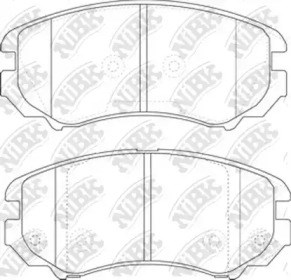 Колодки передні PN0377 NIBK