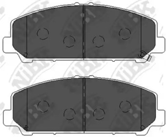 Тормозні колодки PN0841 NIBK