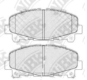 Колодки передні PN8865 NIBK