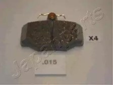 Колодки гальмівні задні, дискові PP015AF JAPANPARTS