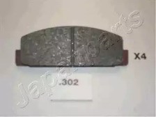 Задні гальмівні колодки PP302AF JAPANPARTS