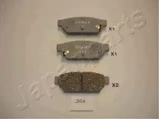 Задні дискові колодки PP504AF JAPANPARTS