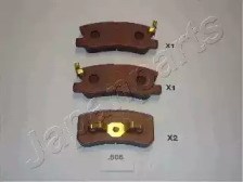 Задні дискові колодки PP505AF JAPANPARTS
