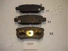 Задні колодки PP508AF JAPANPARTS