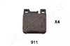 Задні гальмівні колодки PP911AF JAPANPARTS