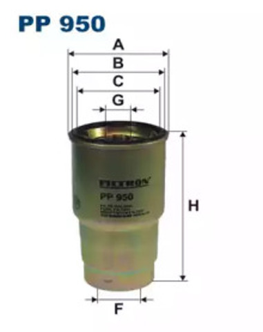 Фільтр палива PP950 FILTRON