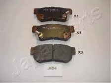 Колодки гальмові задні, дискові PPH04AF JAPANPARTS