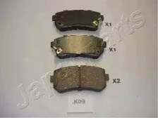 Задні дискові колодки PPK09AF JAPANPARTS
