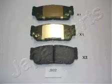 Задні гальмівні колодки PPS02AF JAPANPARTS
