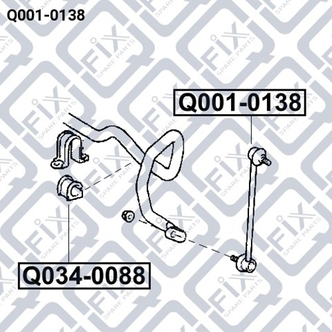 Подушка стабілізатора Q0010138 Q-FIX
