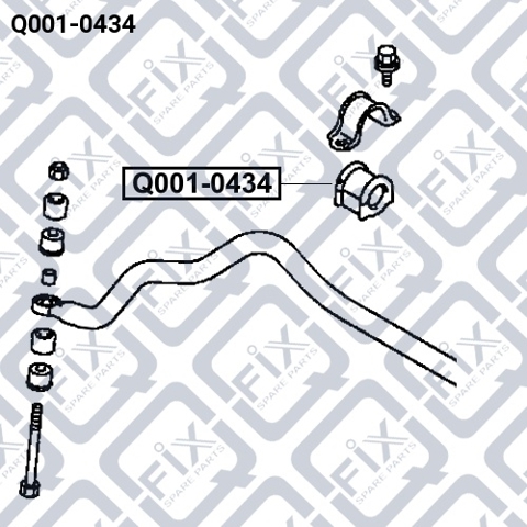 Подушка стабілізатора Q0010434 Q-FIX