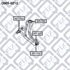 Сайлентблок нижнього важеля передньої підвіски Q0050212 Q-FIX