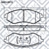 Колодки гальмівні передні, дискові Q0930972 Q-FIX