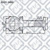 Шарнір кутових швидкостей передній правий Q1311493 Q-FIX