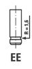 Клапан впускний R4686SCR FRECCIA