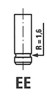 Клапан впускний R6104SNT FRECCIA