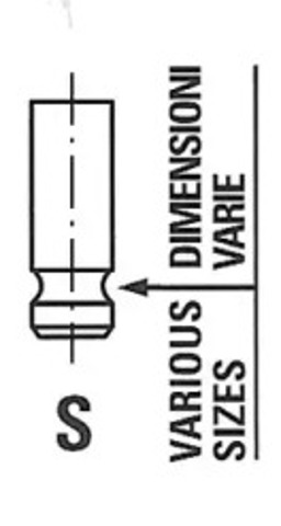 Випускний клапан двигуна R6804RNT FRECCIA