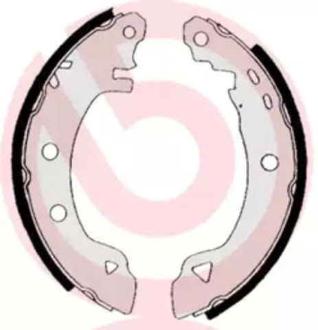 Колодки гальмівні задні, барабанні S23507 BREMBO