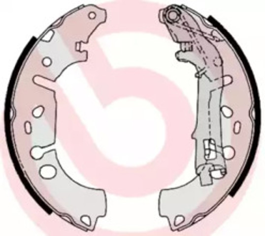 Колодки гальмівні задні, барабанні S23531 BREMBO