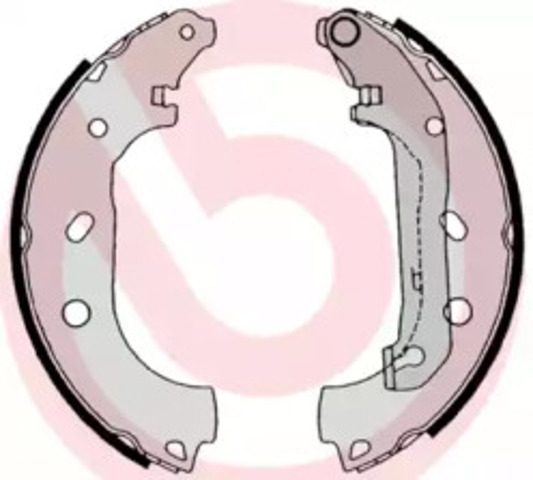 Колодки гальмові задні, барабанні S24539 BREMBO
