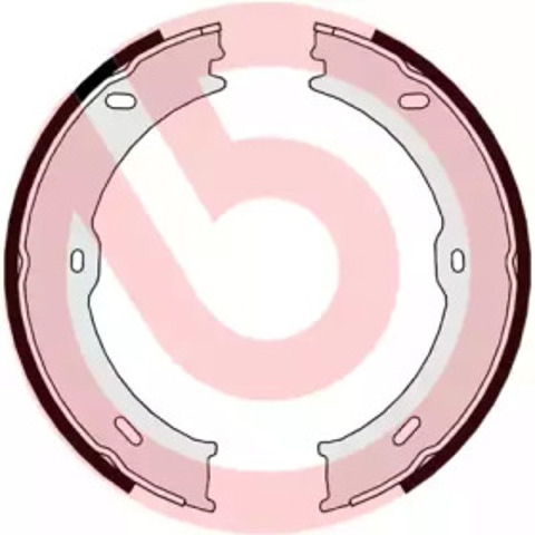 Колодки ручника / стоянкового гальма S50523 BREMBO