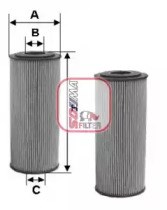 Фільтр масляний грубої очистки (повнопотоковий ф.) S5133PE SOFIMA