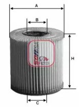 Фільтр масляний грубої очистки (повнопотоковий ф.) S5153PE SOFIMA