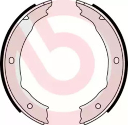 Гальмівні колодки стоянкового гальма S61540 BREMBO