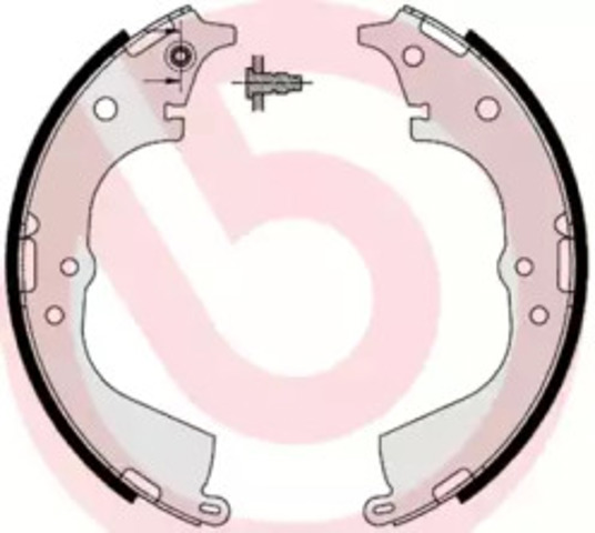 Колодки гальмівні задні, барабанні S83537 BREMBO