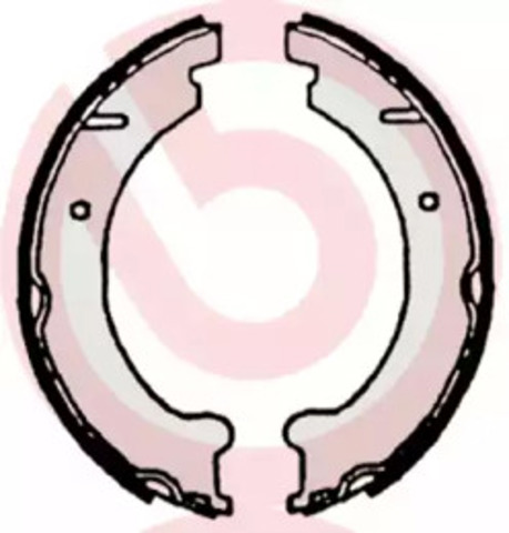 Гальмівні колодки гальма стоянки Volvo S70