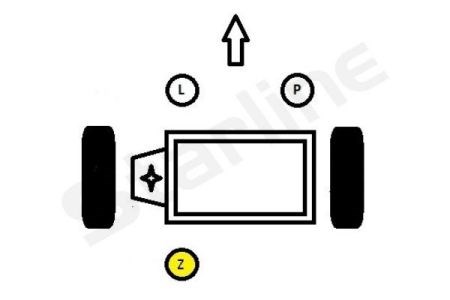Подушка (опора) двигуна, задня SM0306 STARLINE