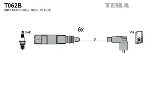 Дроти запалювання T062B TESLA