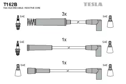 Високовольтні провода tesla t162b T162B