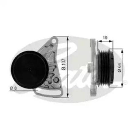 Натягувач приводного ременя T38068 GATES