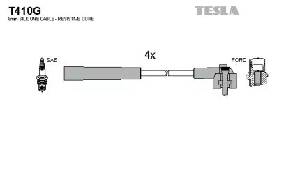 Комплект проводів запалення T410G