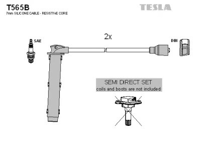 Дріт високовольтний T565B TESLA