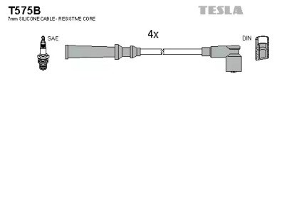 Дріт високовольтний T575B TESLA