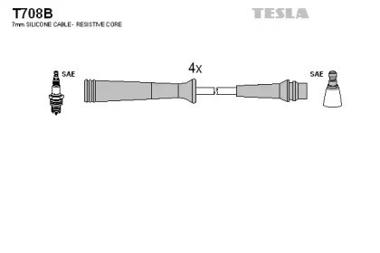 Дроти запалювання T708B TESLA